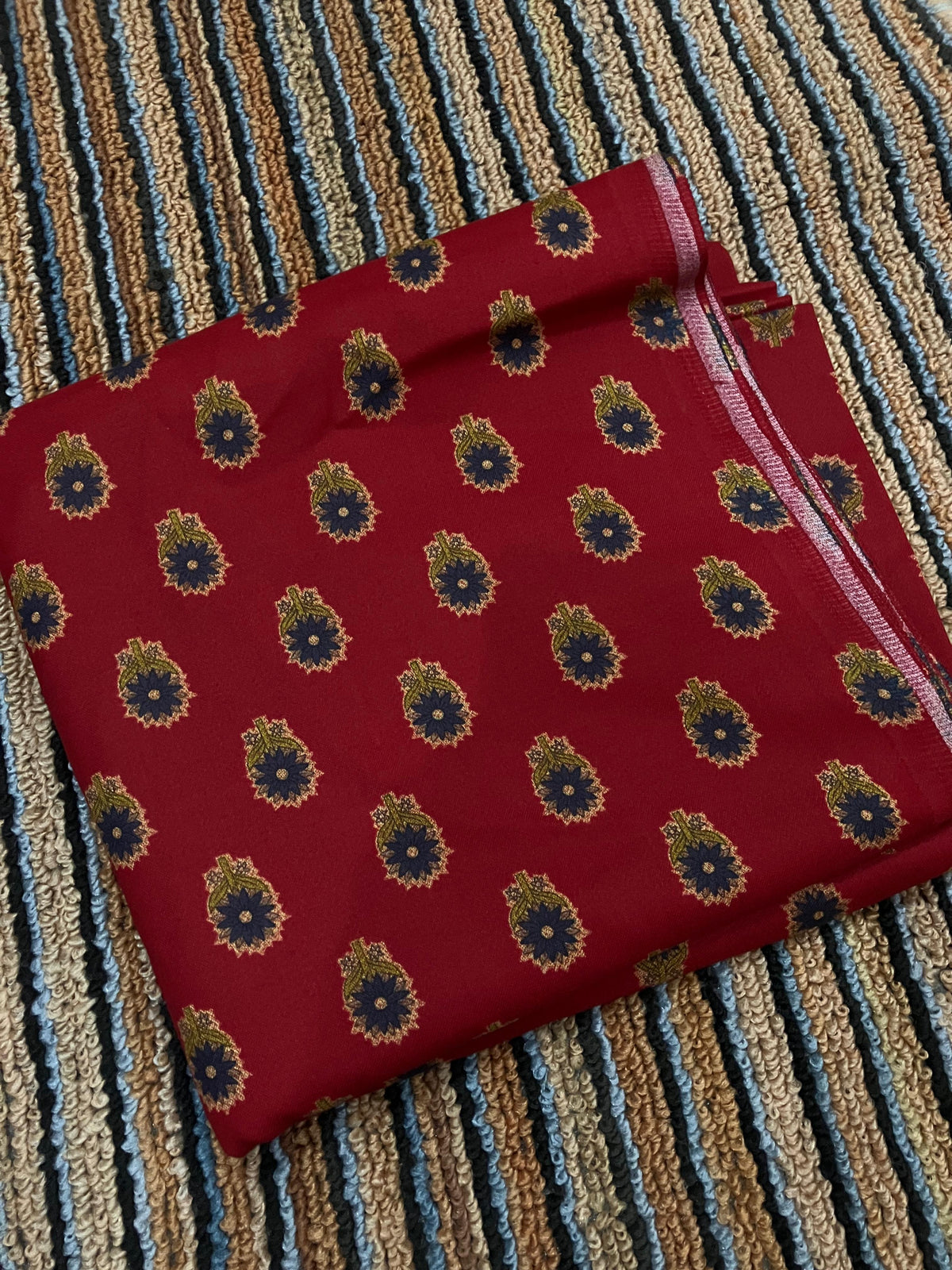 Winter Dhanak 2pc Suit  5 Gaz Cutting | Soft & Warm