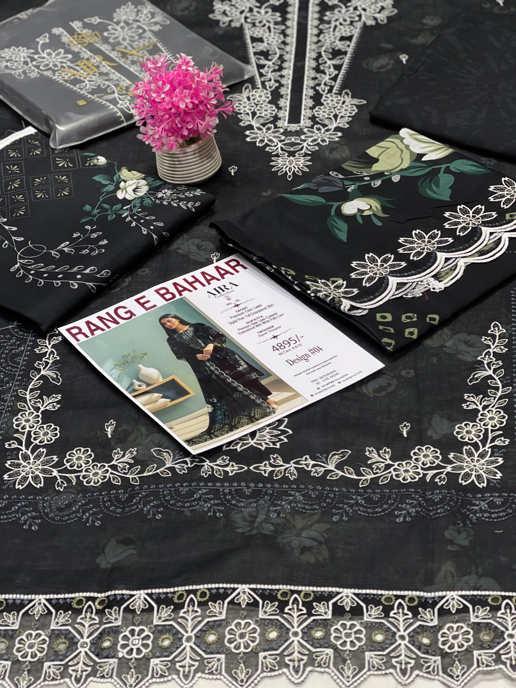 AIRA Original by IF – Rang-e-Bahaar Premium Lawn 3PC Unstitched Suit