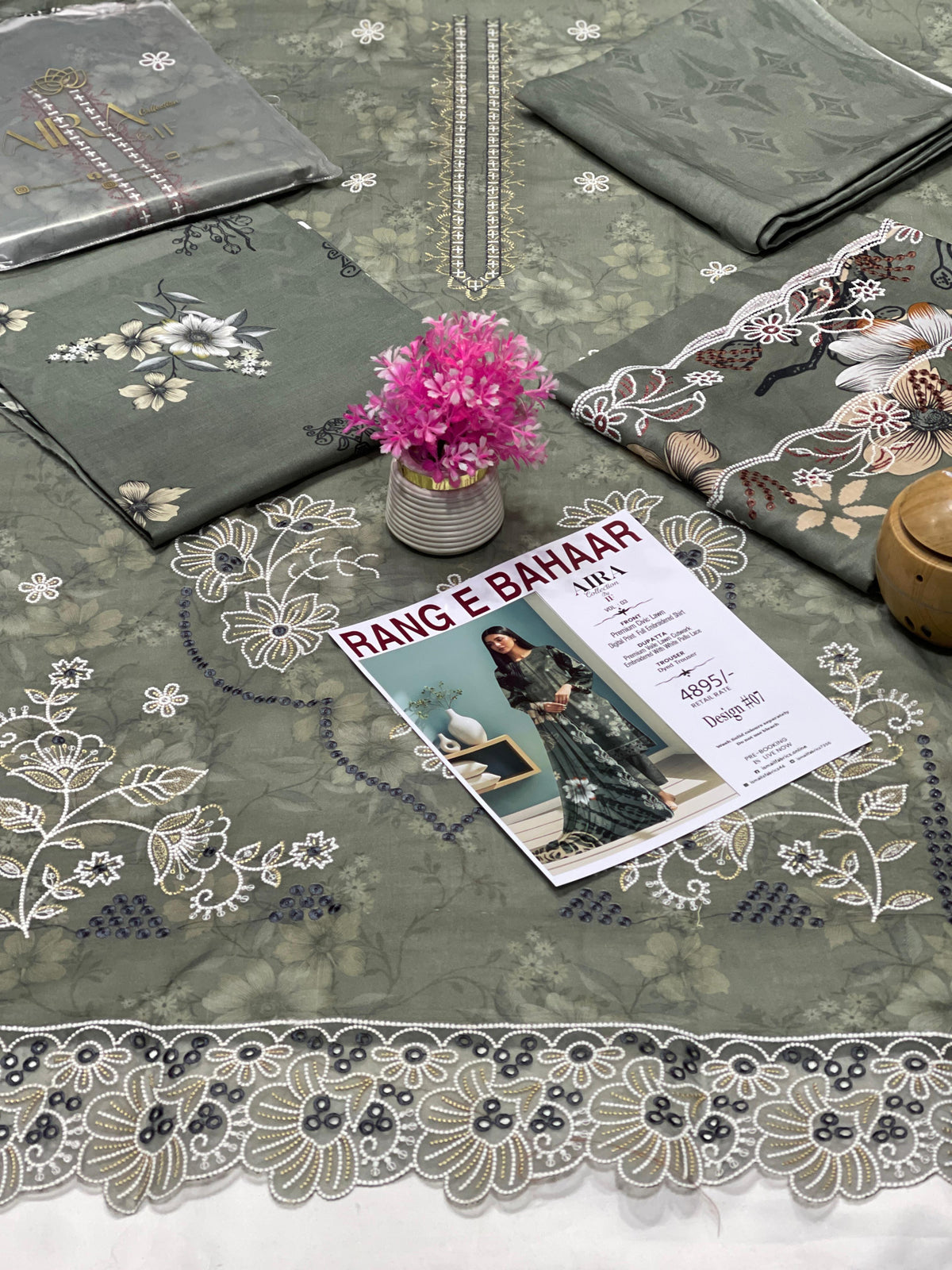 AIRA Original by IF – Rang-e-Bahaar Premium Lawn 3PC Unstitched Suit