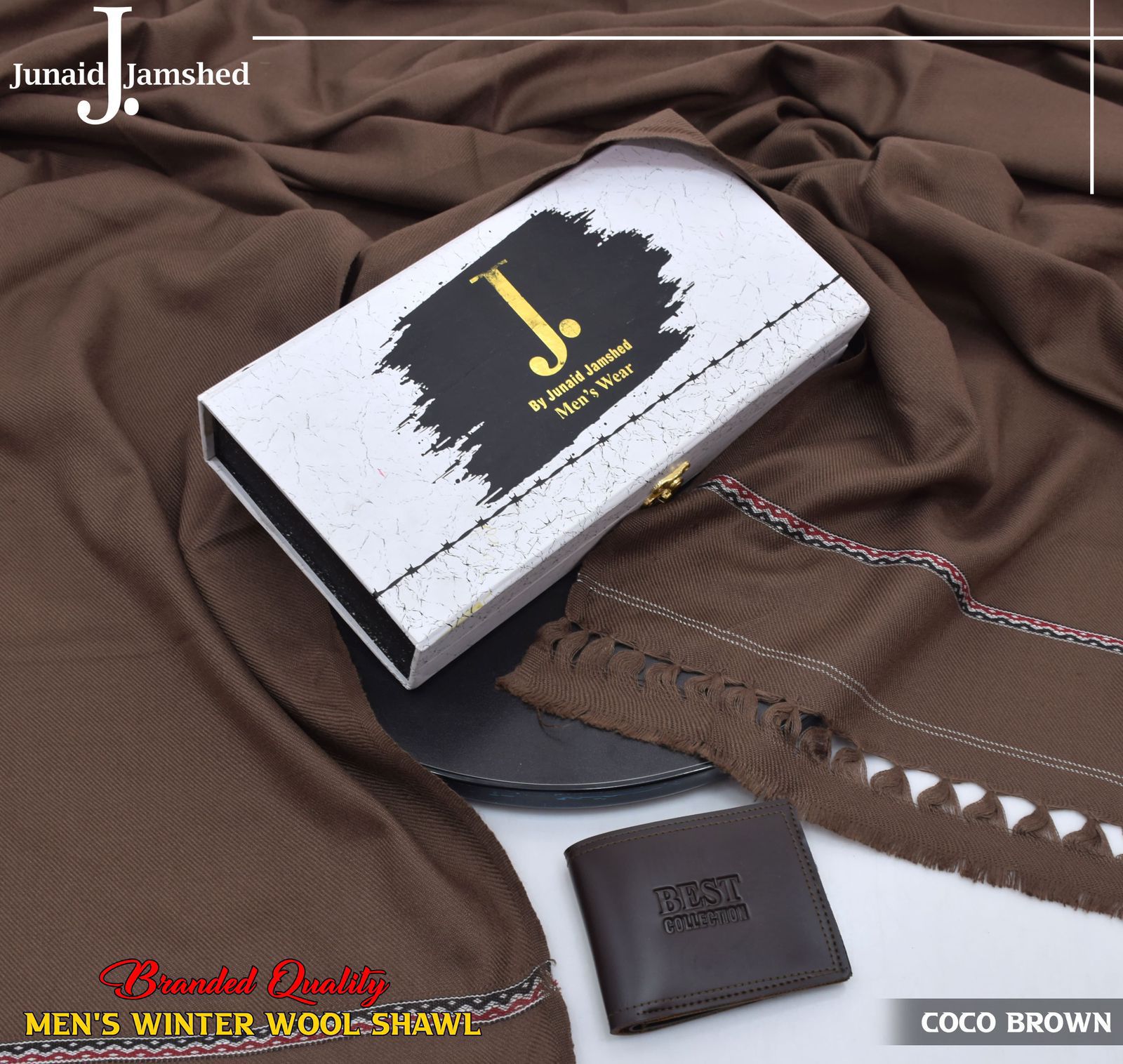 Premium Winter Wool Shawl Collection 2025/26 – J. (Junaid Jamshed) Soft Stitched Shawls ✨